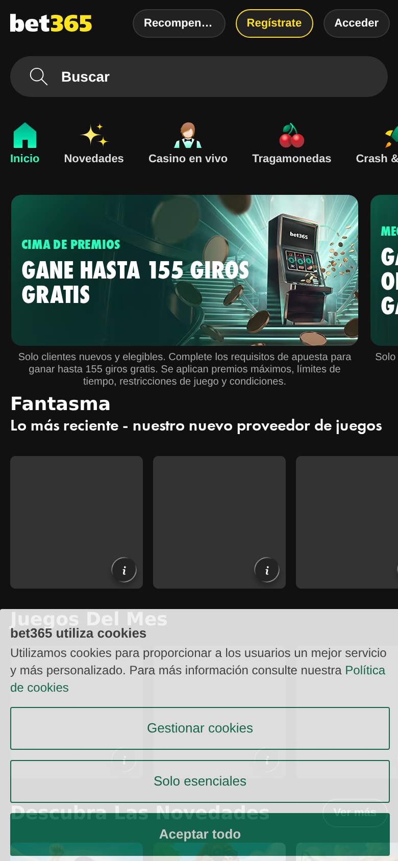 bet365 — sala de juegos